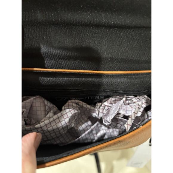 NWT JJ Winters Ivy Crossbody Bag Genuine Leather Camel Color - Picture 5 of 5